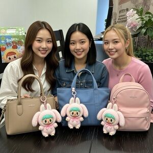 Cute Pink Plush Bunny Toy